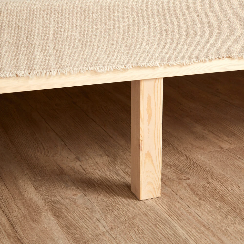 Lova Homestyle4U Lovos rėmas, 90x200x28 cm, rudas