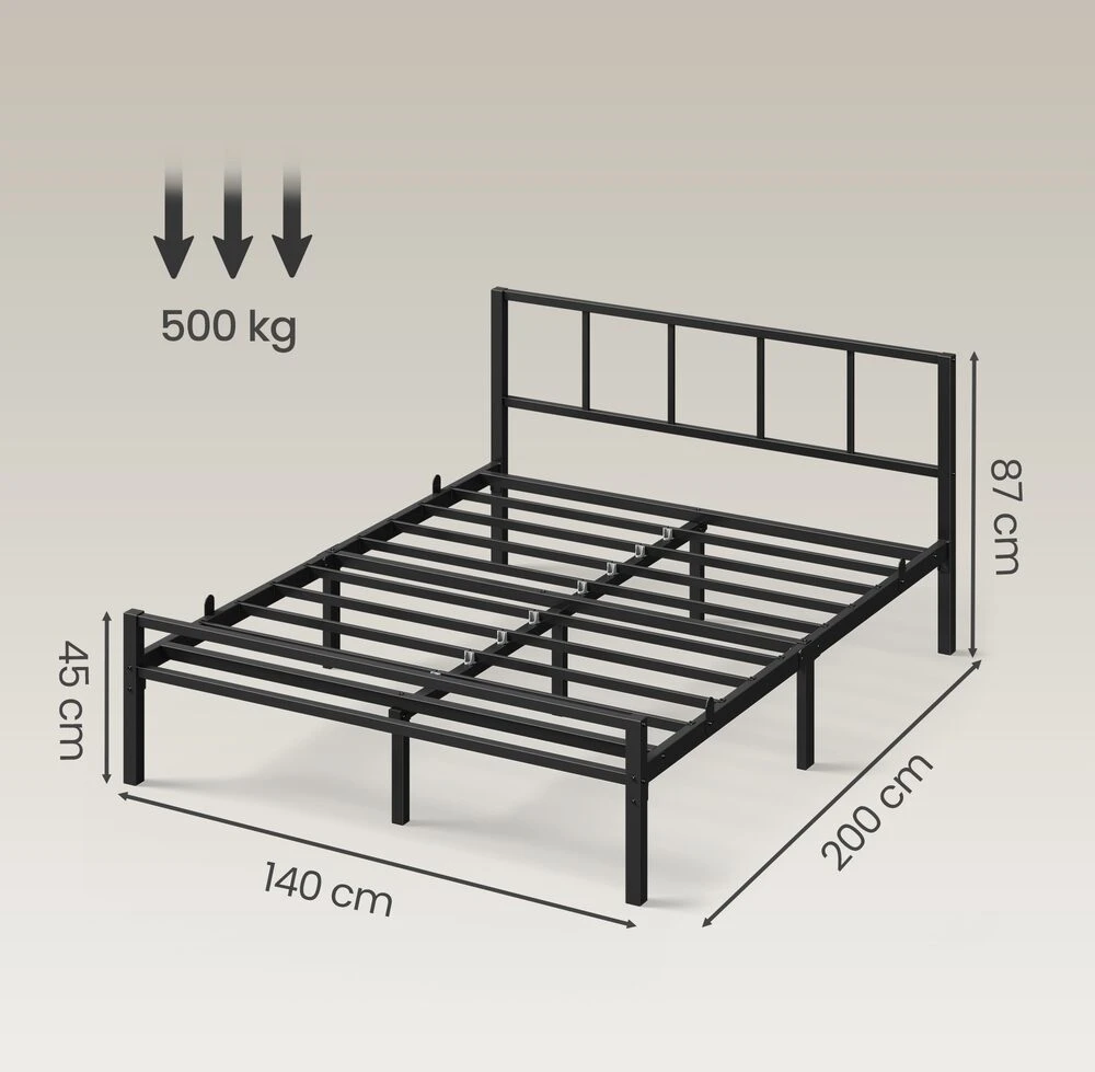 Songmics Lovos rėmas 200 x 140 cm