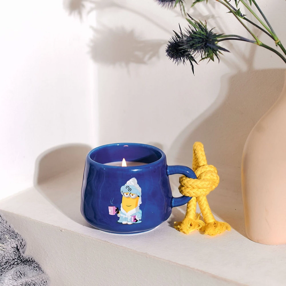 Minions Kvapnioji žvakė keraminėje puodelyje 7x11,5x9 cm žalia
