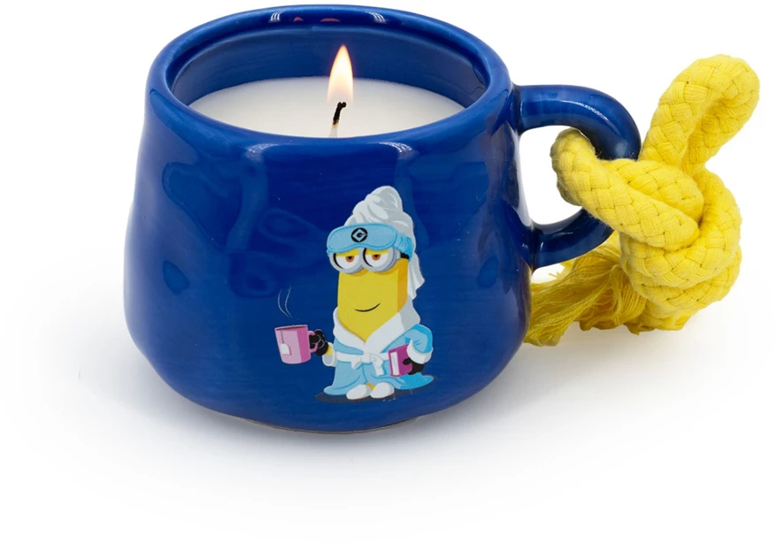 Minions Kvapnioji žvakė keraminėje puodelyje 7x11,5x9 cm žalia