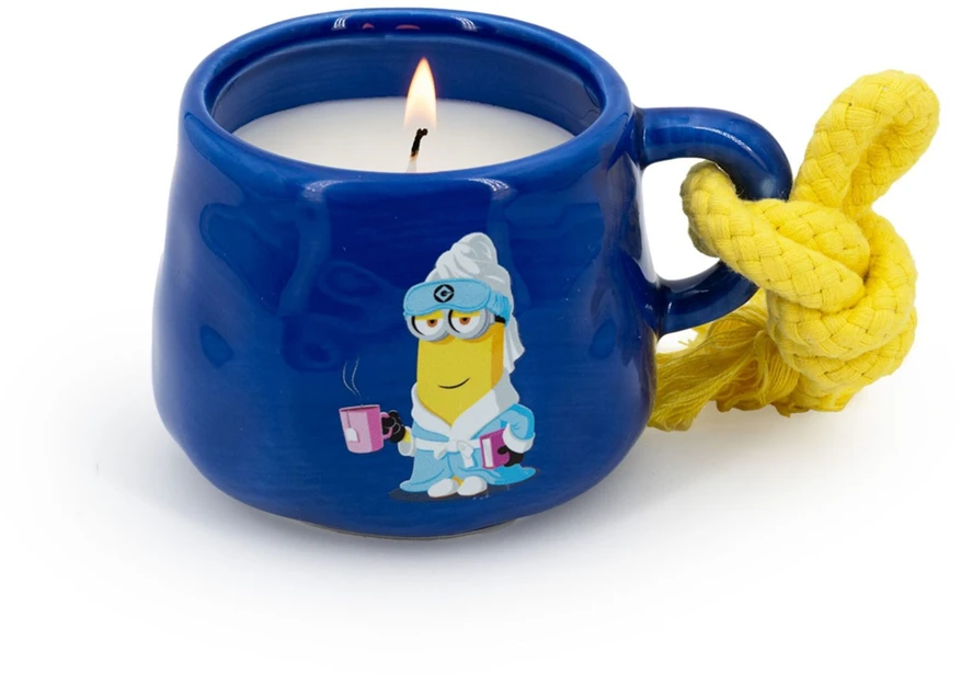Minions Kvapnioji žvakė keraminėje puodelyje 7x11,5x9 cm žalia