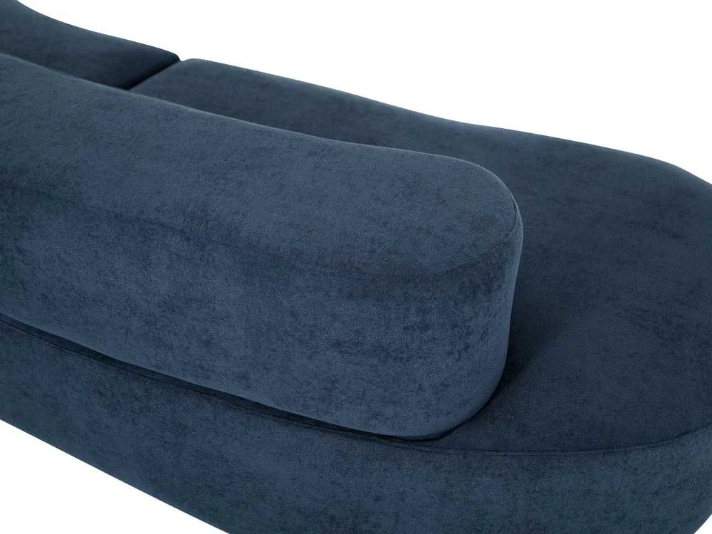 C formos sofa, 280 cm, Nua, tamsiai mėlyna