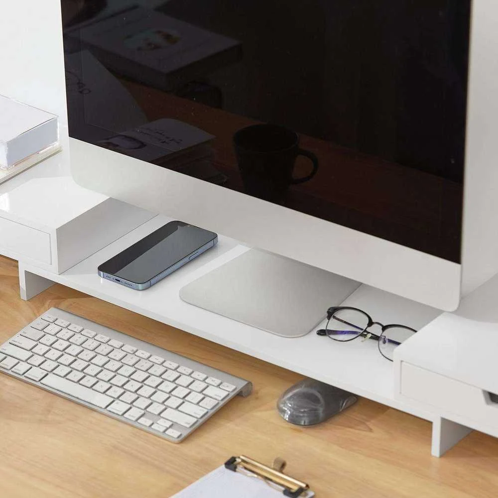 SoBuy monitoriaus stovas su 2 skyriais BBF04-W