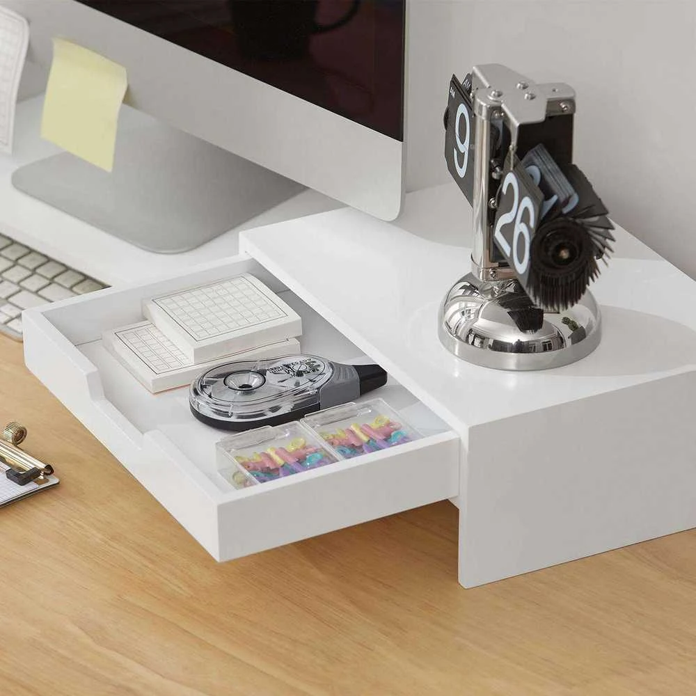SoBuy monitoriaus stovas su 2 skyriais BBF04-W