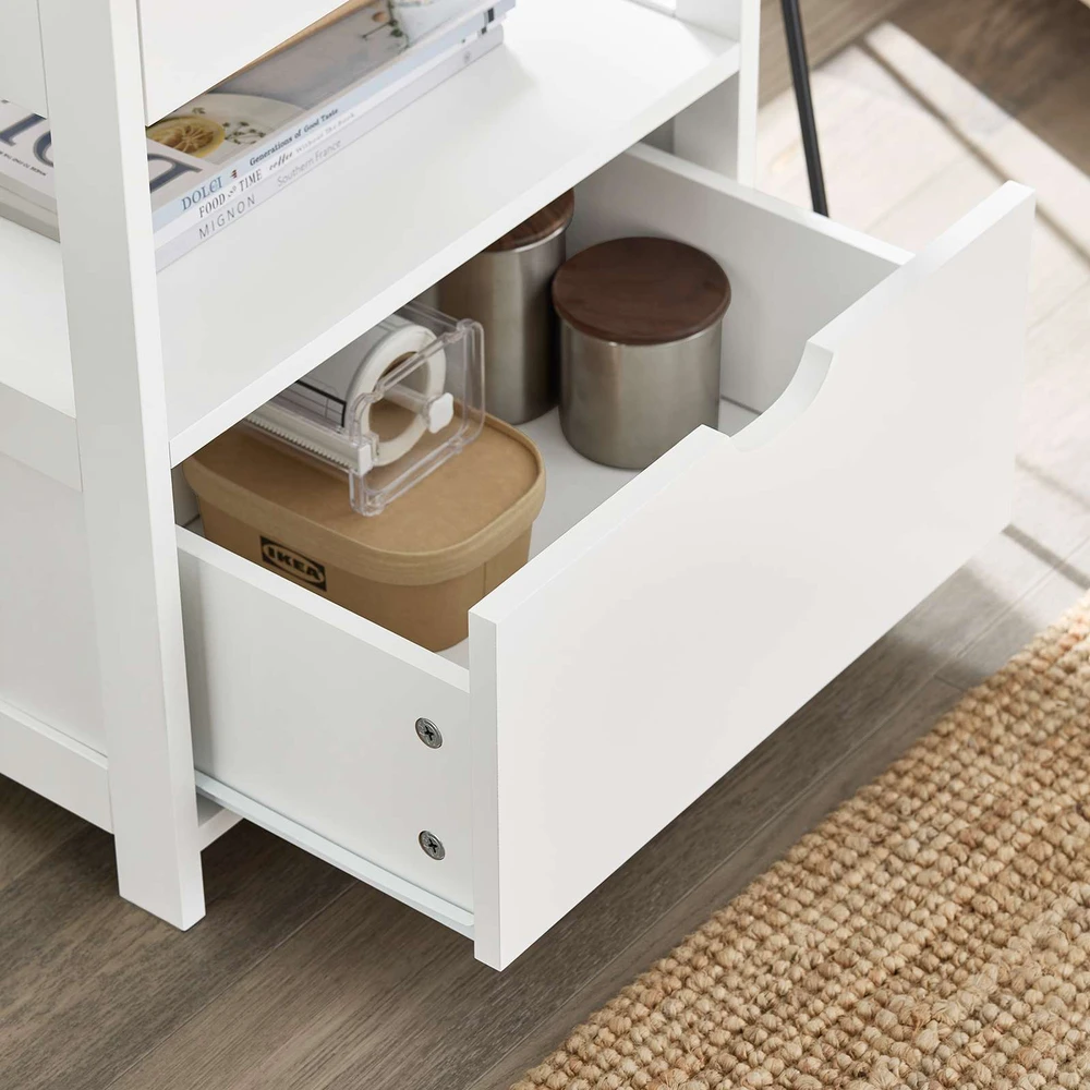 Naktinis staliukas, SoBuy FRG258-II-W, 45x38x55 cm