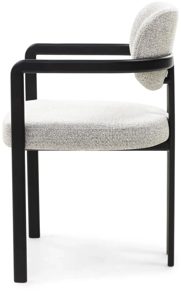 Novanook Apmušta kėdė, FLAIRE, 81x56,5x56 cm, Šviesiai pilka