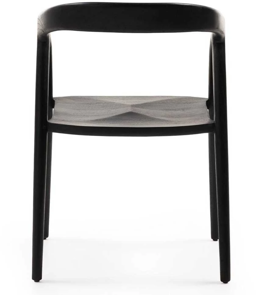 Novanook Kėdė, NIBI OKA, 55x56.5x79.5 cm, Juoda