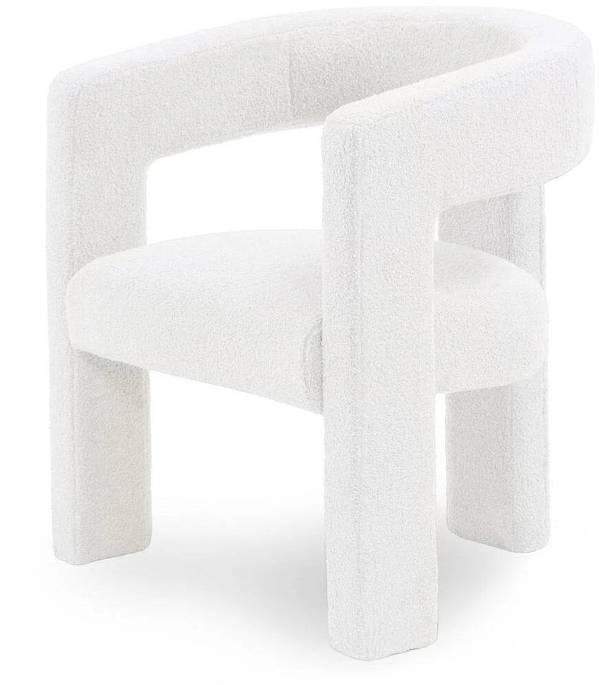 Novanook Lounge kėdė, LAUREN, 66x57x76 cm, Kremas