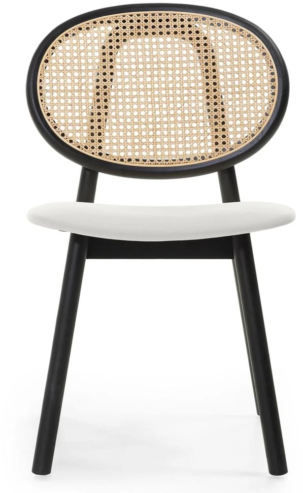 Novanook Medinė kėdė, SUMBA, 81.8x51.1x54.5 cm, Juoda