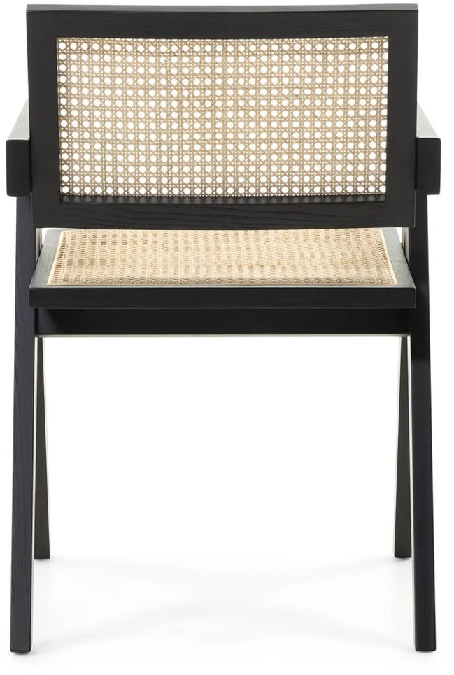 Novanook Medinis kėdė, Freja RENE, 78.5x51.7x54.1 cm, Juoda