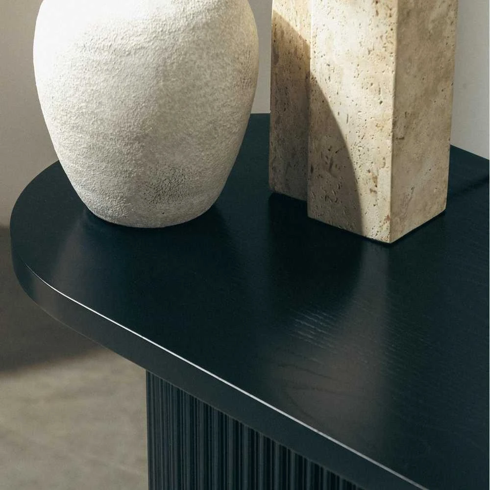 Novanook Rašomasis stalas, ALREQUIN, 140x40x80 cm, Juodas