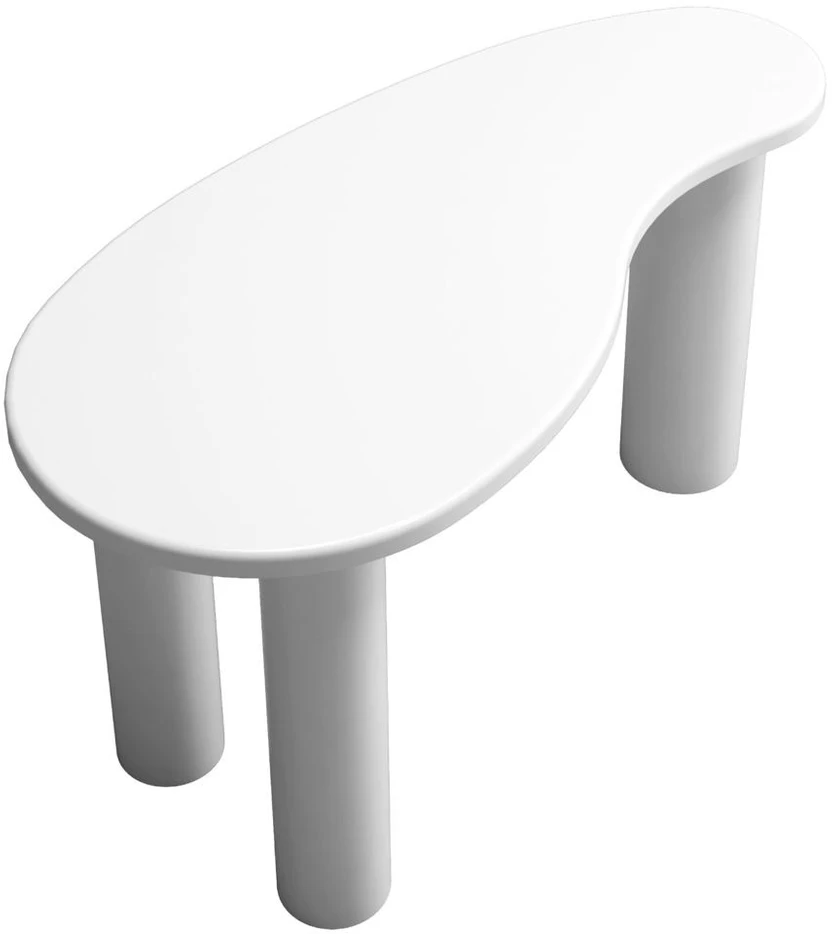 Novanook Rašomasis stalas, MOLYA, 75x140x70 cm, Baltas