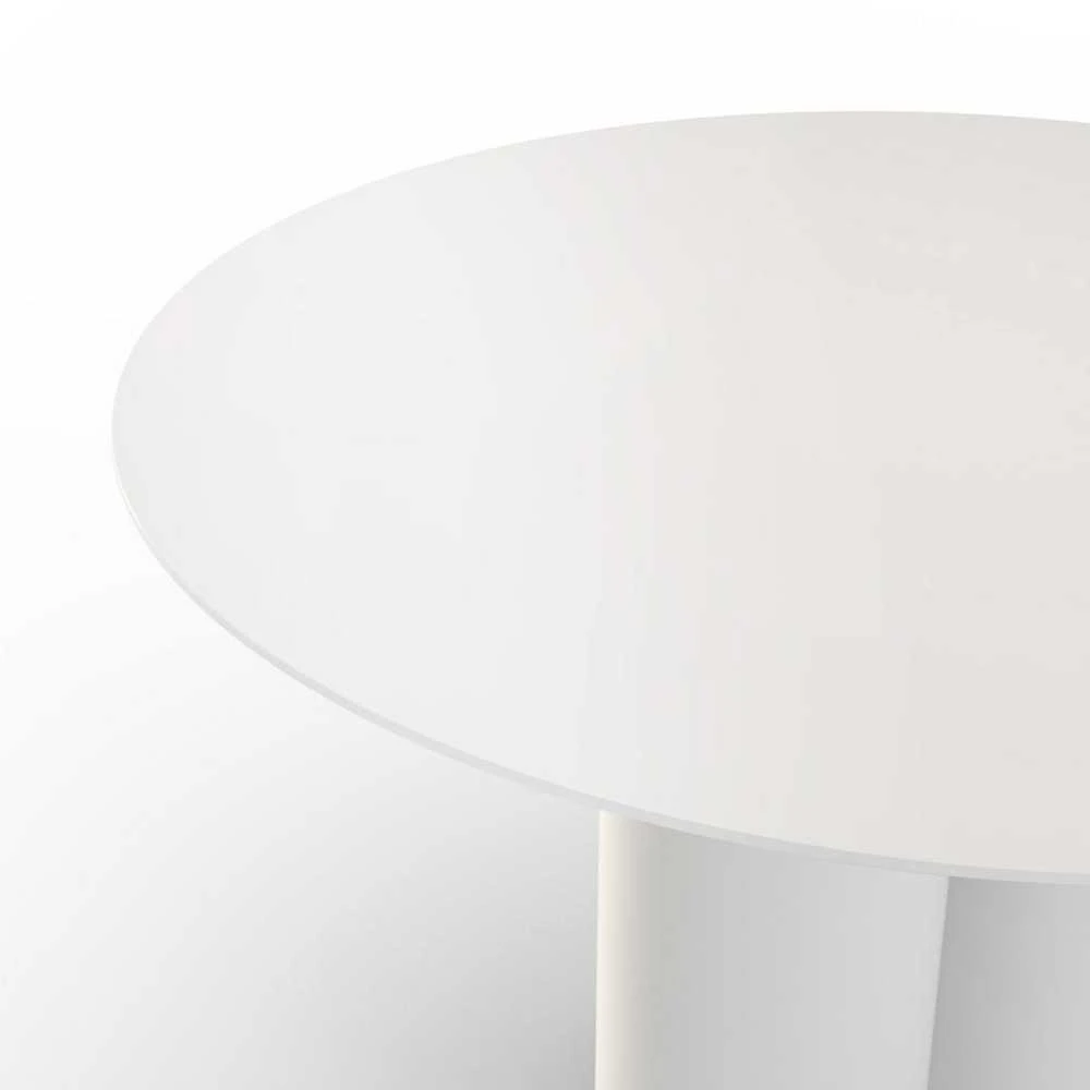 Novanook Valgomojo stalas, COLONA, 120x120x75 cm, Pilkai smėlio spalvos