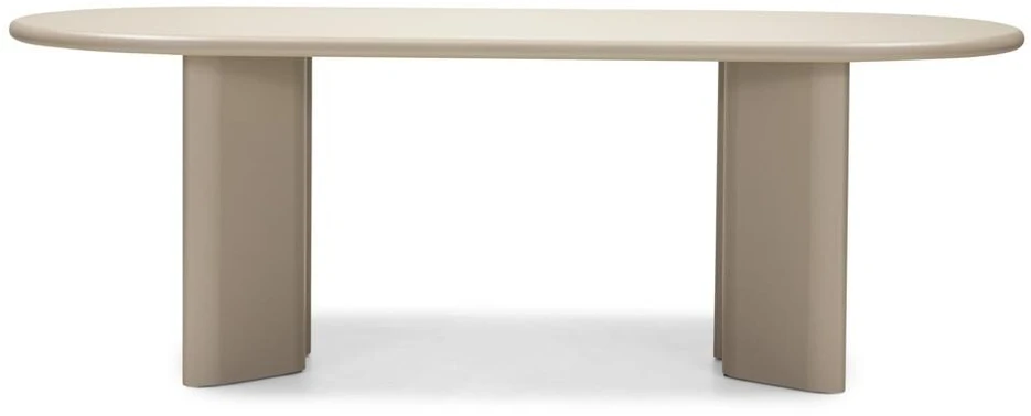 Novanook Valgomojo stalas, LOREN, 75x220x100 cm, Smėlio spalvos