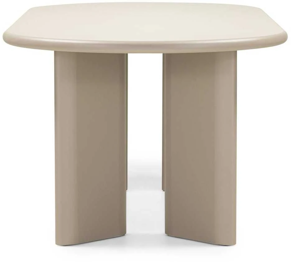 Novanook Valgomojo stalas, LOREN, 75x220x100 cm, Smėlio spalvos