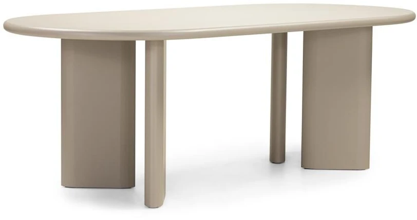 Novanook Valgomojo stalas, LOREN, 75x220x100 cm, Smėlio spalvos