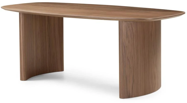 Novanook Valgomojo stalas, MARIS, 100x200x76 cm, Riešutas