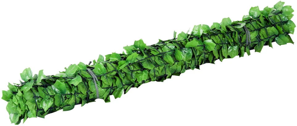Outsunny dirbtinė gyvatvorė, privatumo uždanga terasai, sienų dekoras, šviesiai žalia, 300 x 150 cm