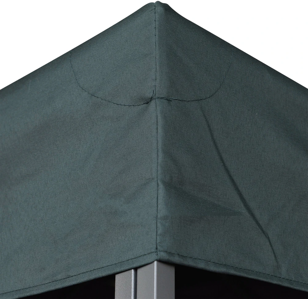 „Outsunny“ atsarginis stogas pavėsinėms, skirtas metalinėms sodo pavėsinėms, vakarėlių palapinėms, poliesteris, 3x3 m, anglies pilka