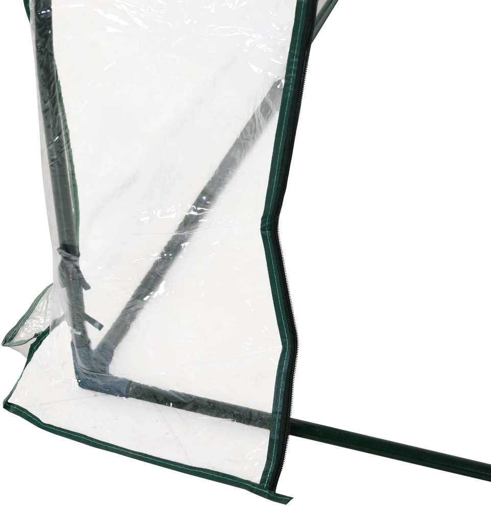 Outsunny šiltnamis su durimis, daigykla, augalų auginimui, plienas, PVC, 250x100x80 cm