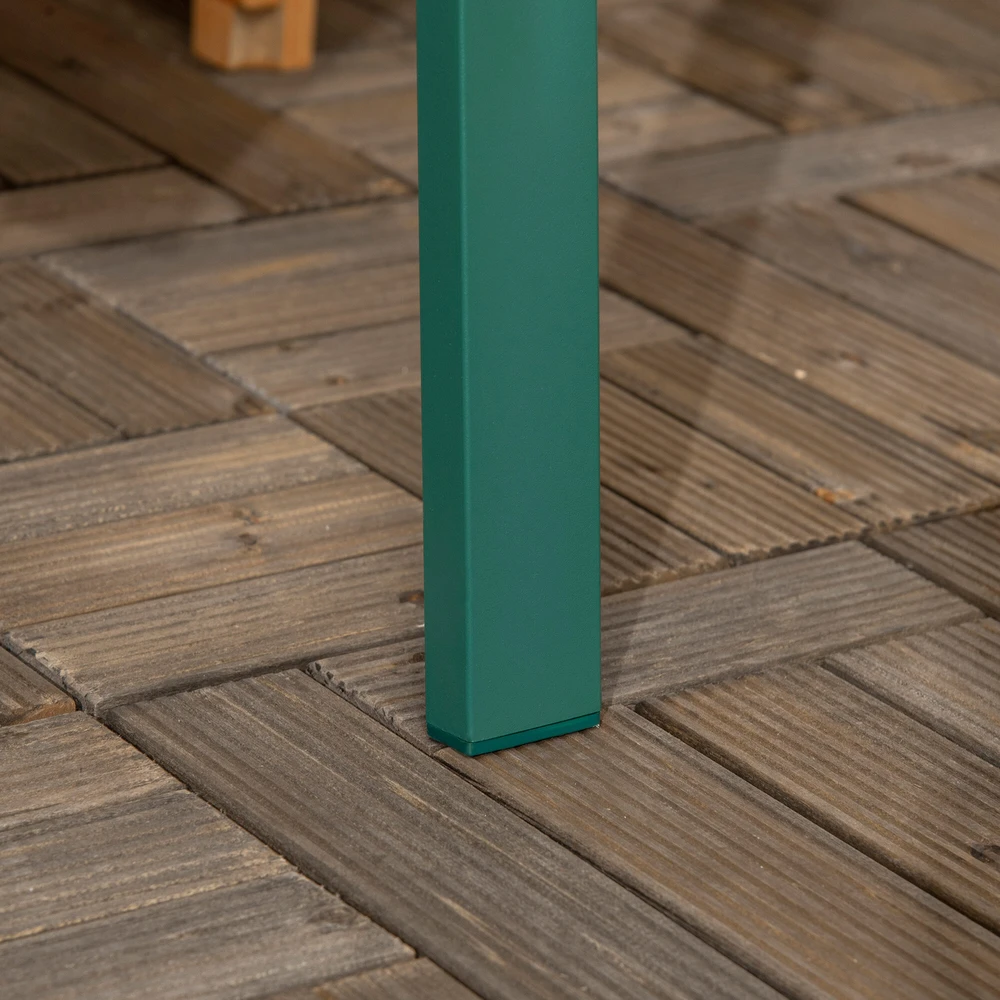 Outsunny 280 kg, tamsiai žalia, 127x63x83 cm
