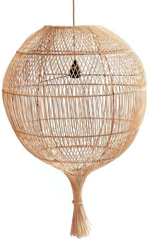Pakabinamas šviestuvas Bazaar Aukštesnio lygio lempa, Wonton, 0.5x0.5x0.8 m, Natūrali