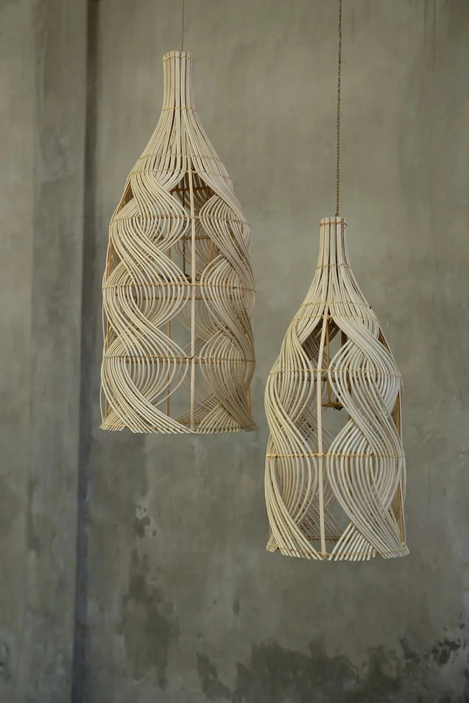 Pakabinamas šviestuvas Bazaar Pendalas, Garaffa, 0,3x0,3x0,7 m, Natūralus