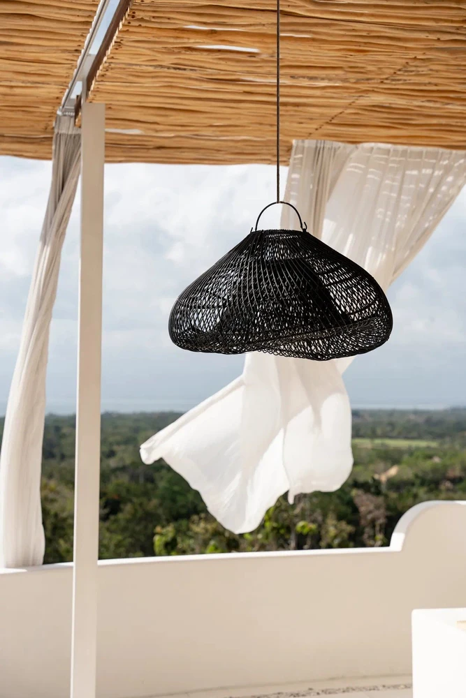 Pakabinamas šviestuvas Bazaar Pendalas, Debesis, 0,6x0,6x0,35 m, Juoda
