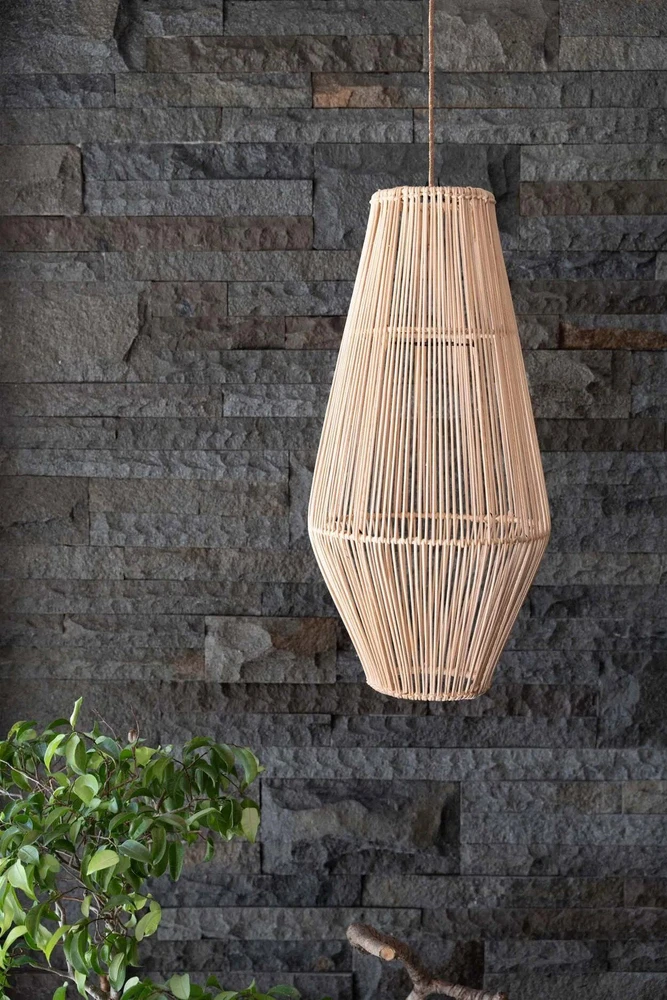 Pakabinamas šviestuvas Bazaar Pendelis, Afrodisiacas, 0,3x0,3x0,6 m, Natūralus