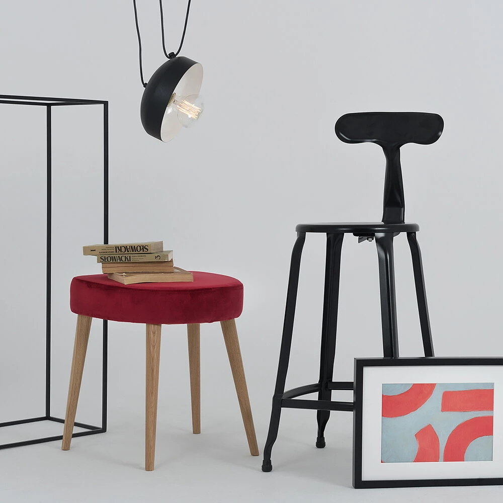 Pakabinamas šviestuvas Customform Kronšteinas, POPO FLAT 1, Juoda
