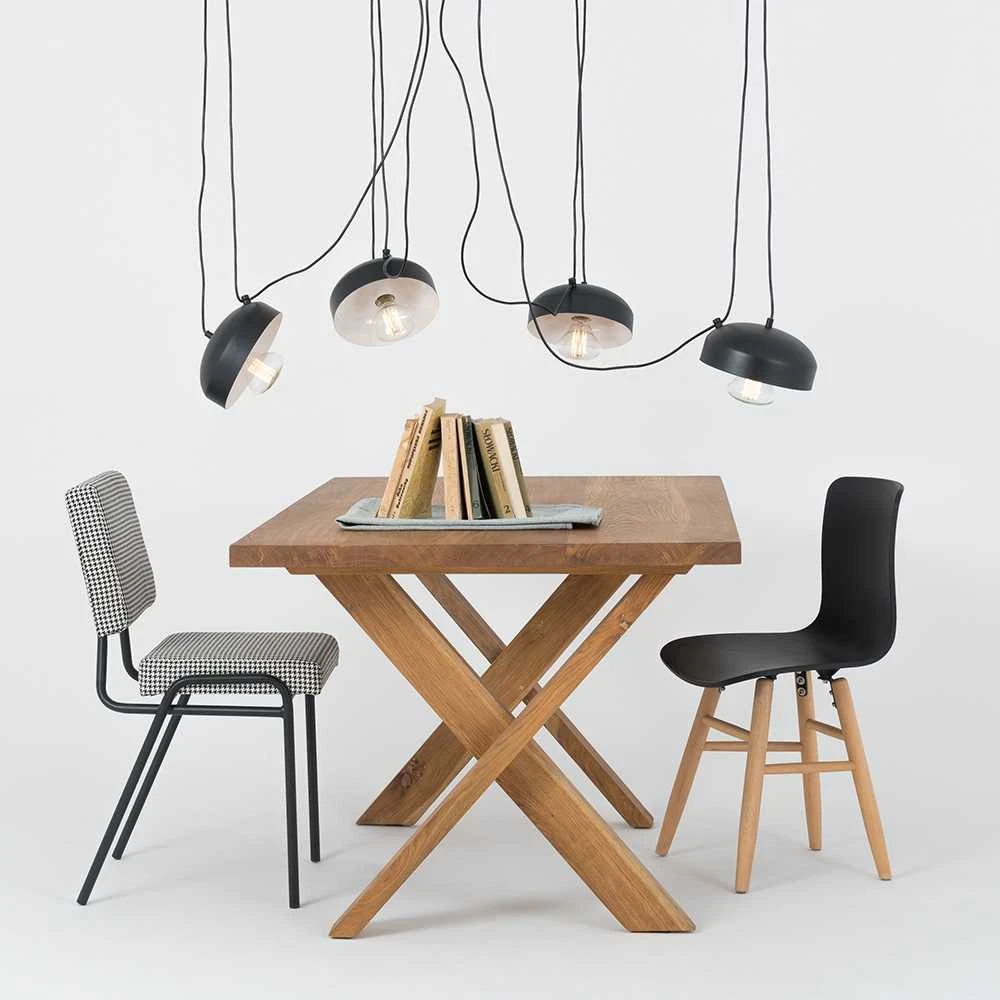 Pakabinamas šviestuvas Customform Lempos, POPO FLAT L 4, Juoda