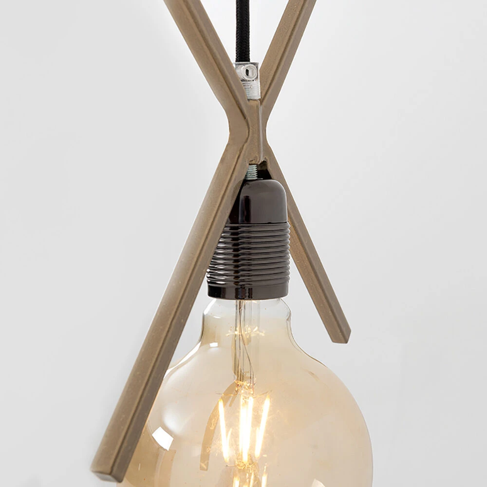 Pakabinamas šviestuvas Customform Lempos, XLamp, Juoda