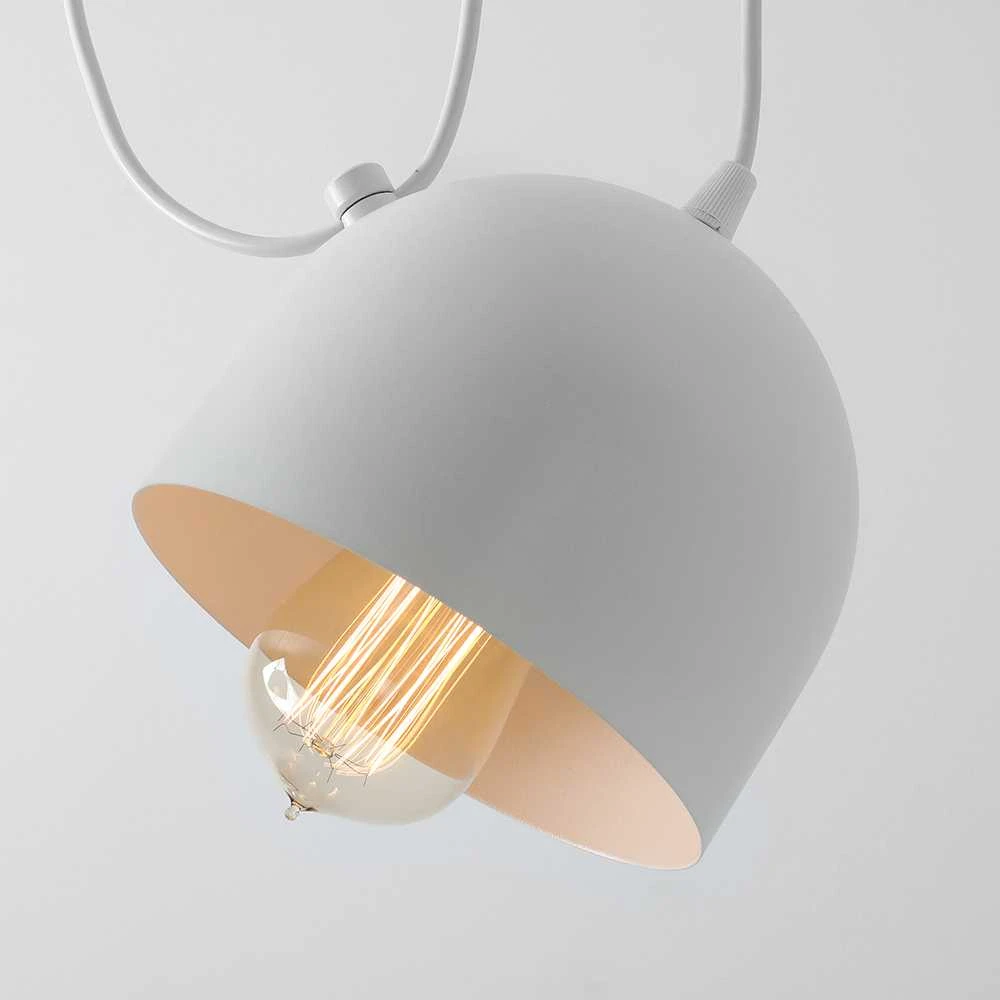 Customform Pakabinamas šviestuvas POPO 2, baltas, Ø 15 cm