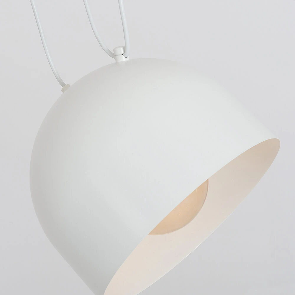 Pakabinamas šviestuvas Customform Lempos, POPO L 1, Baltos