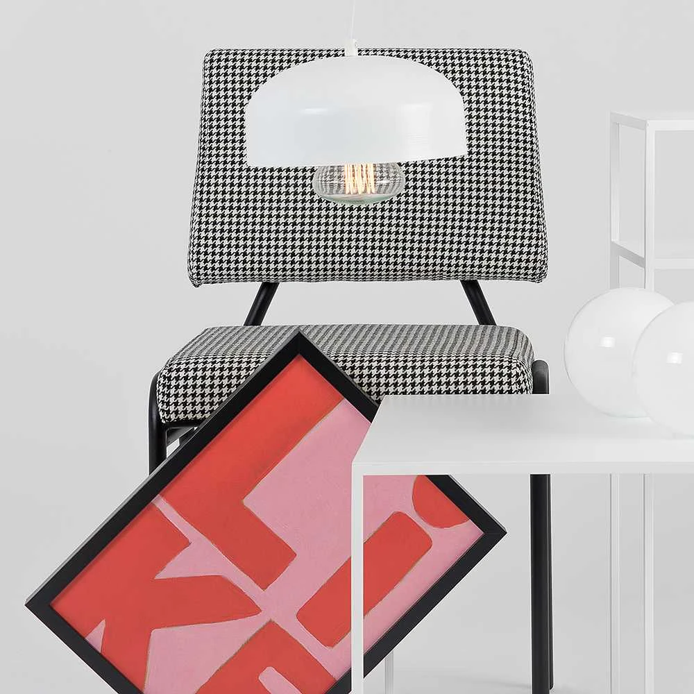 Pakabinamas šviestuvas Customform Lempos, POPO FLAT 1, Balta