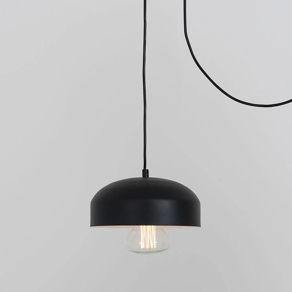 Pakabinamas šviestuvas Customform Liuminorius, POPO FLAT L 1, Juodas