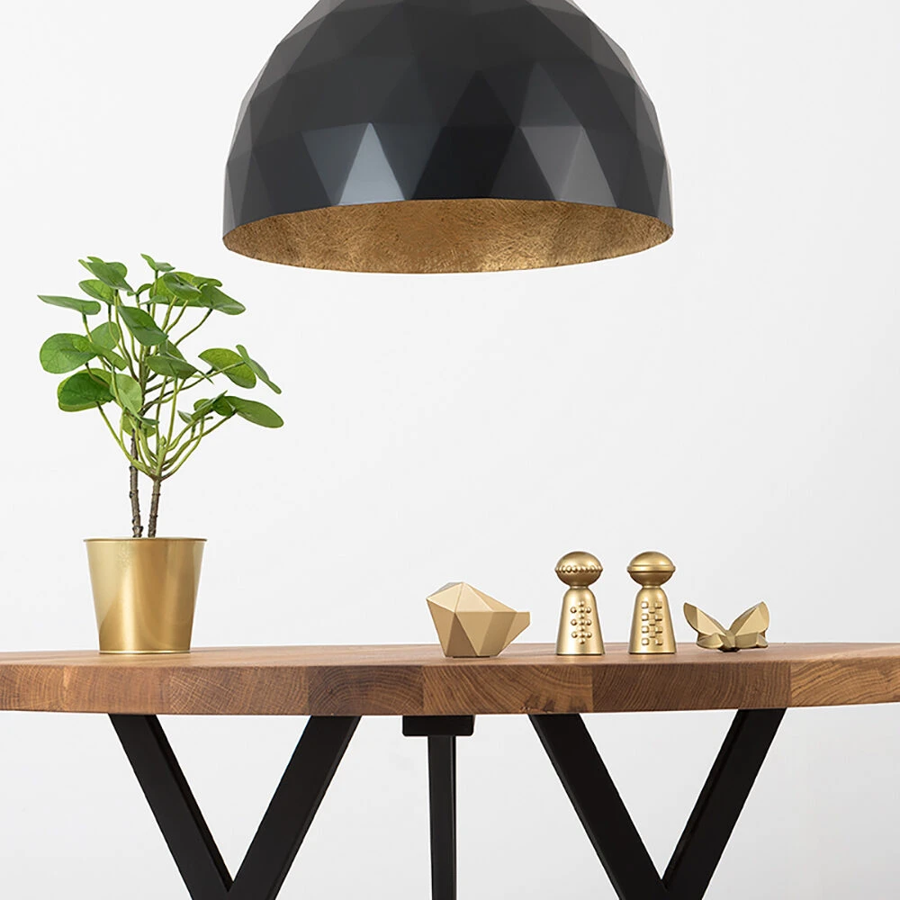 Pakabinamas šviestuvas Customform Lubinė lampa, LEONARD L, Auksinė-Balta