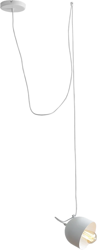 Pakabinamas šviestuvas Customform Lubų šviestuvas POPO 1, baltas, Ø 15 cm