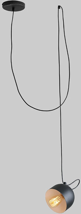 Pakabinamas šviestuvas Customform Lubų šviestuvas POPO 1, juodas, Ø 15 cm