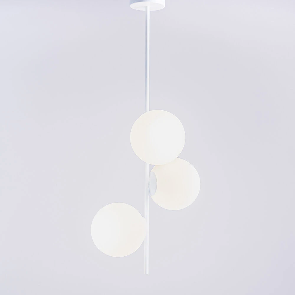 Pakabinamas šviestuvas Customform Pakabinama lempa, BOBLER Vertikalė, 0.22x0.42 m, Baltas