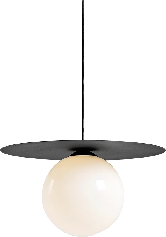 Pakabinamas šviestuvas Customform Pakabinama lempa, SKIVA BALL L, Juoda