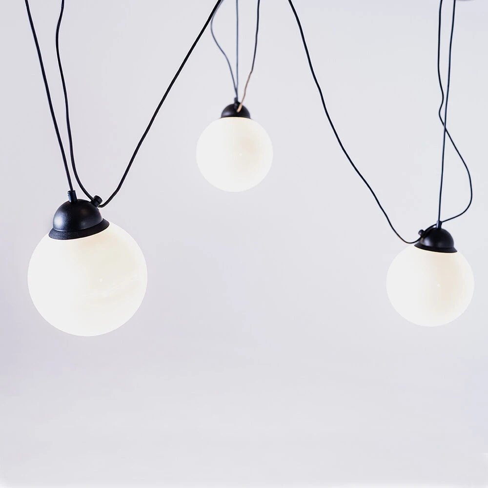 Pakabinamas šviestuvas Customform Pakabinama lempa, POPO GLASS M 3, Juoda
