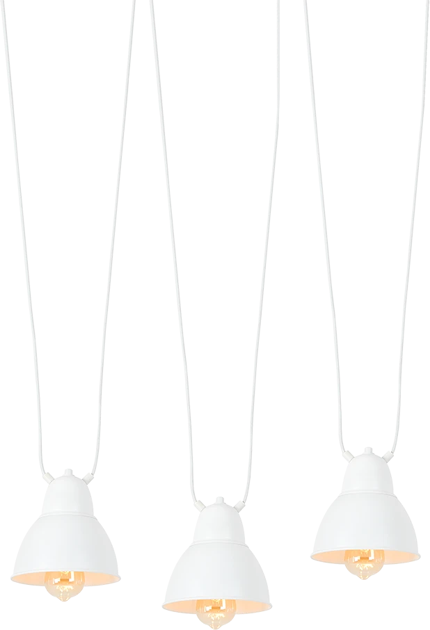 Pakabinamas šviestuvas Customform Sieninė lempa, COBEN HANGMAN 3, Balta
