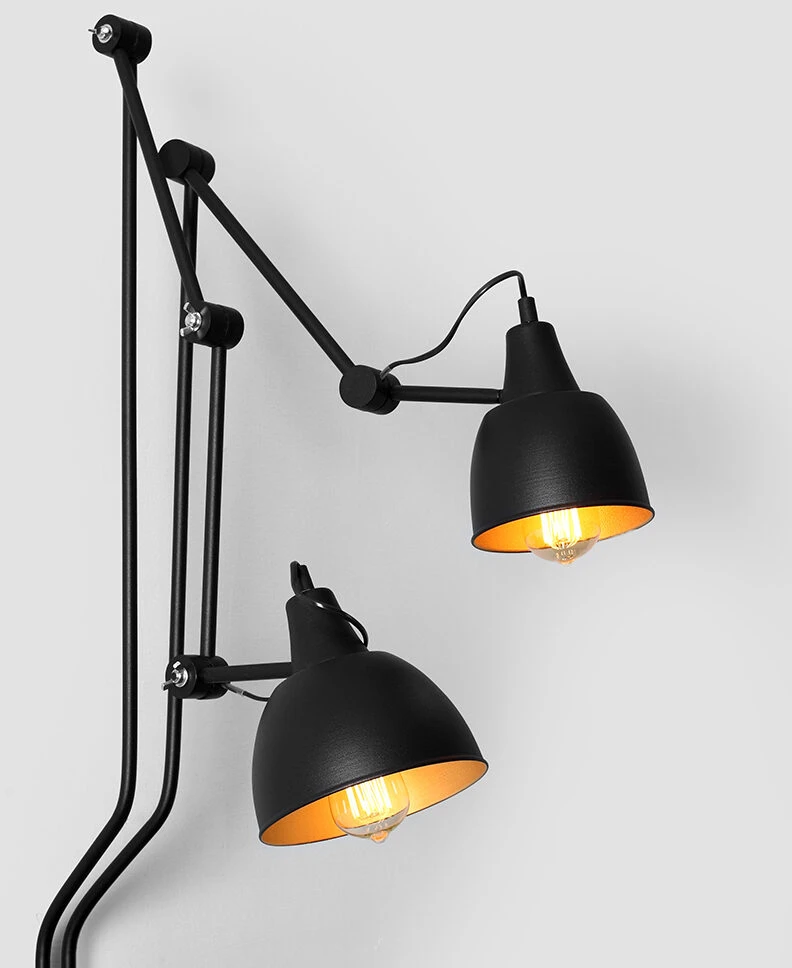 Pakabinamas šviestuvas Customform Sieninis Šviestuvas, COBEN WALL 2, Juoda