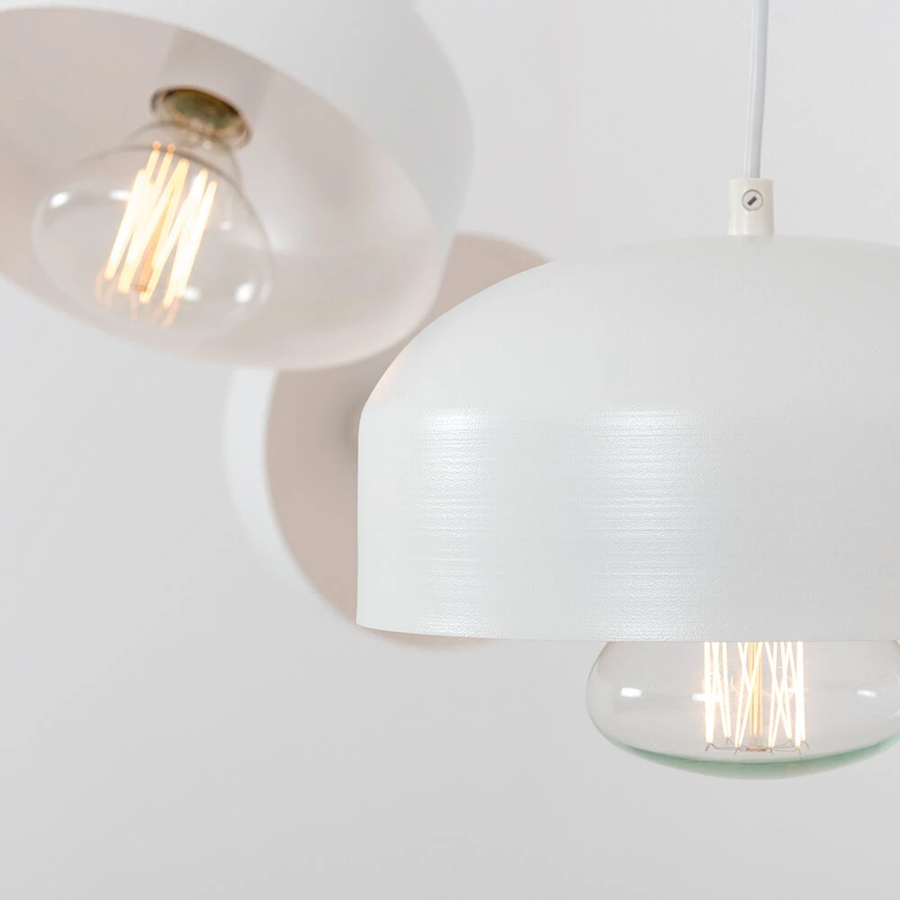 Pakabinamas šviestuvas Customform Šviestuvas, POPO FLAT L 4, Balta