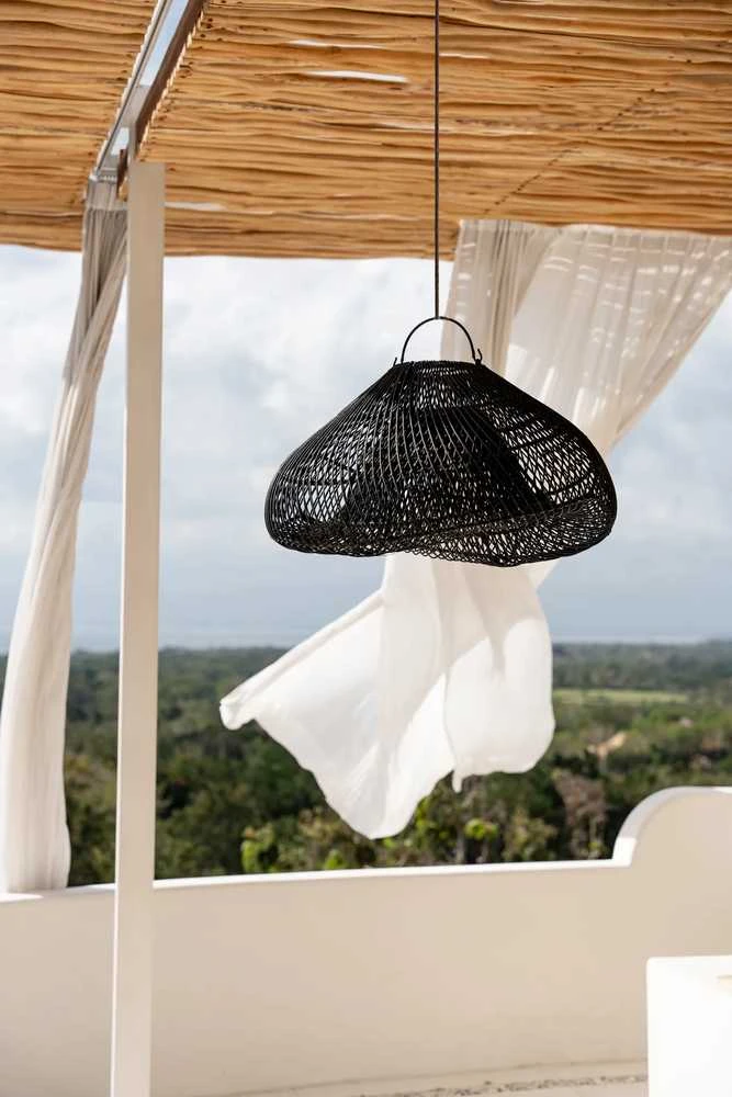 Pakabinamas šviestuvas Bazaar Pendalas, Debesis, 0,6x0,6x0,35 m, Juoda