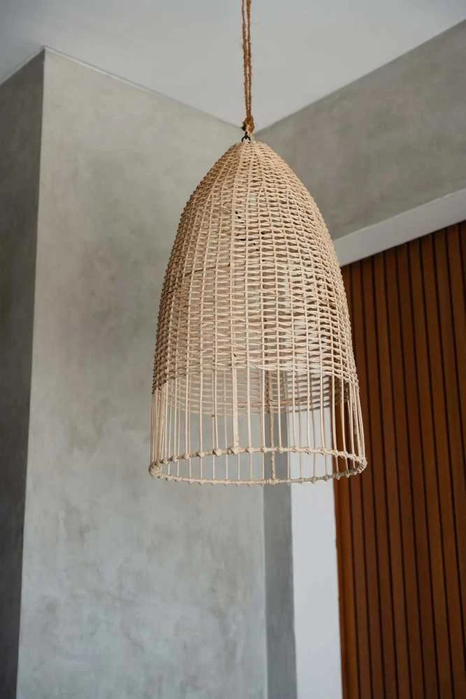 Pakabinamas šviestuvas Bazaar Pendalas, Elba, 0,3x0,3x0,6 m, Natūralus