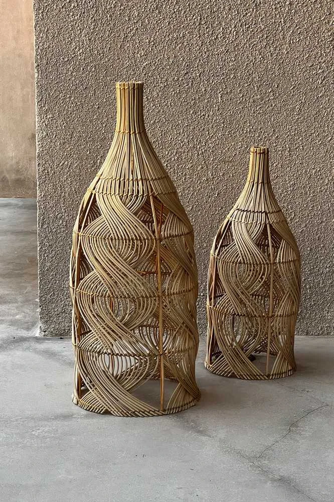 Pakabinamas šviestuvas Bazaar Pendalas, Garaffa, 0,3x0,3x0,7 m, Natūralus
