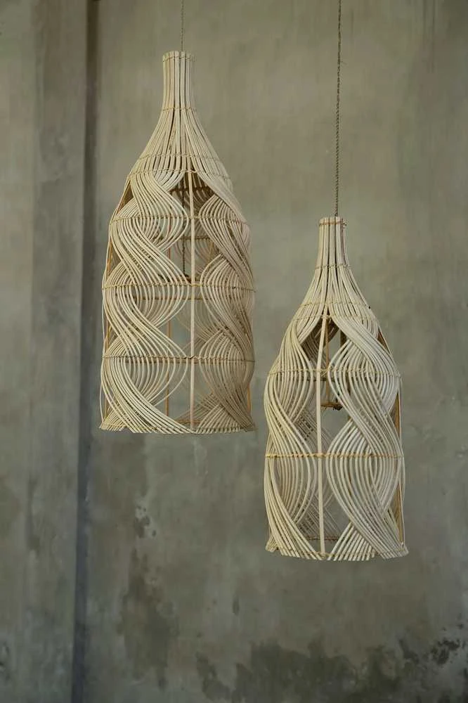 Pakabinamas šviestuvas Bazaar Pendalas, Garaffa, 0,3x0,3x0,7 m, Natūralus
