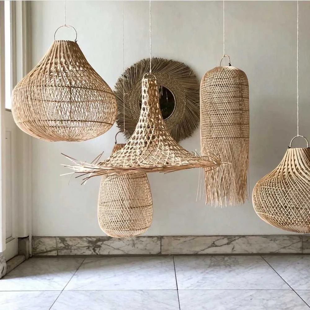 Pakabinamas šviestuvas Bazaar Pendalas, Kalmaras, 0,3x0,3x0,8 m, Natūralus